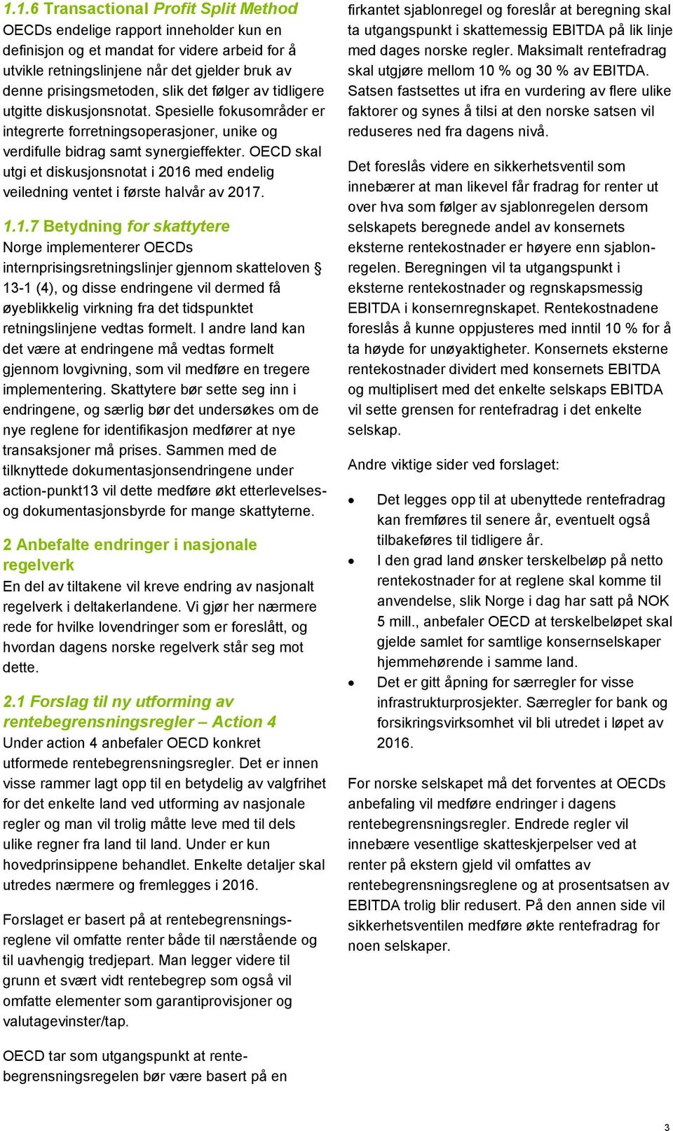 OECD skal utgi et diskusjonsnotat i 2016