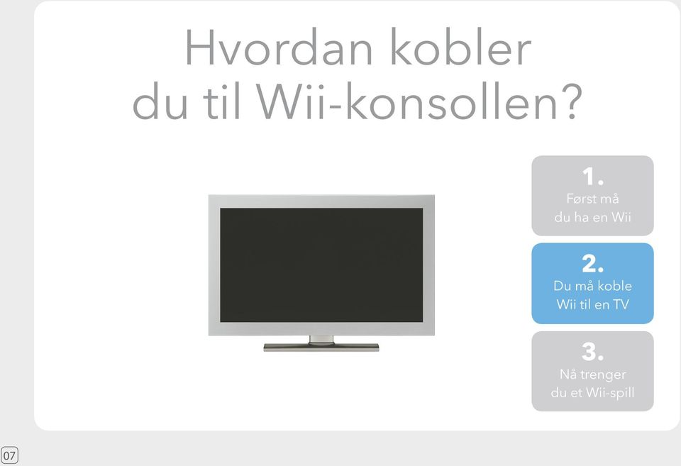 Først må du ha en Wii 2.