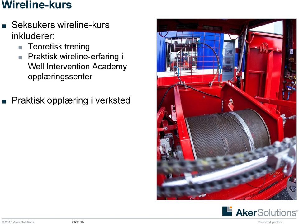 Well Intervention Academy opplæringssenter