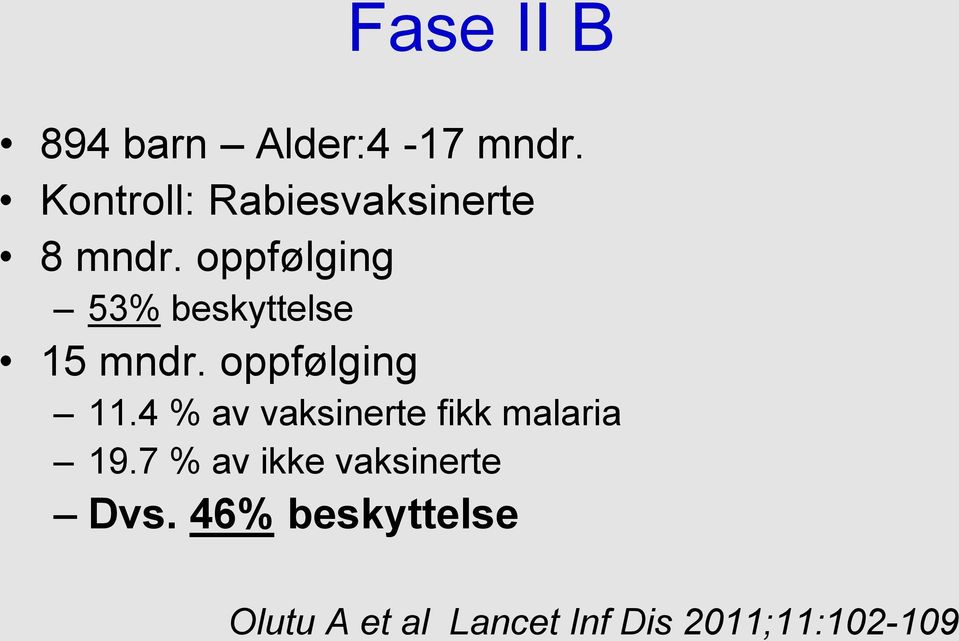 oppfølging 53% beskyttelse 15 mndr. oppfølging 11.