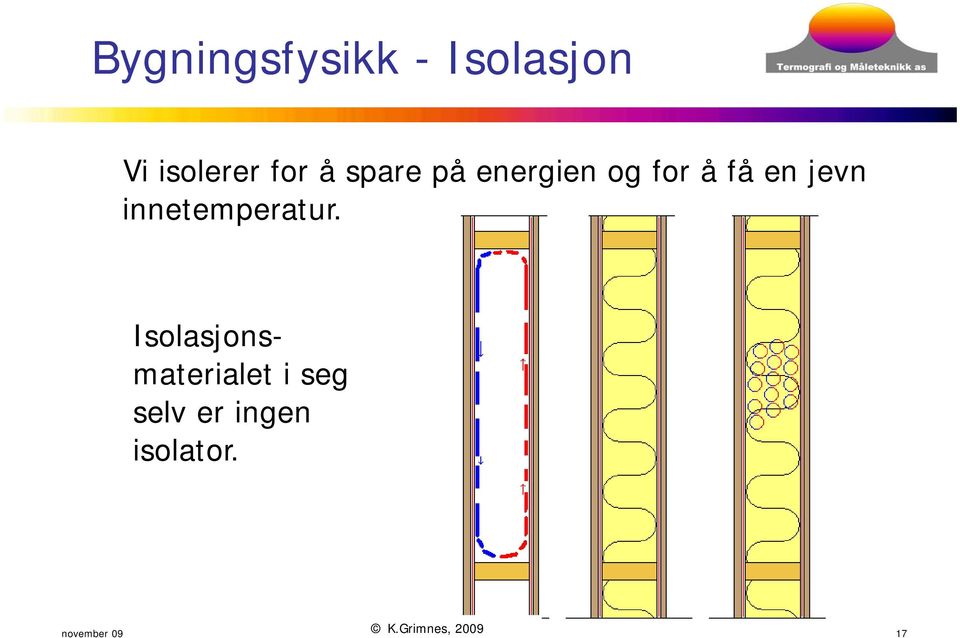 for å få en jevn innetemperatur.