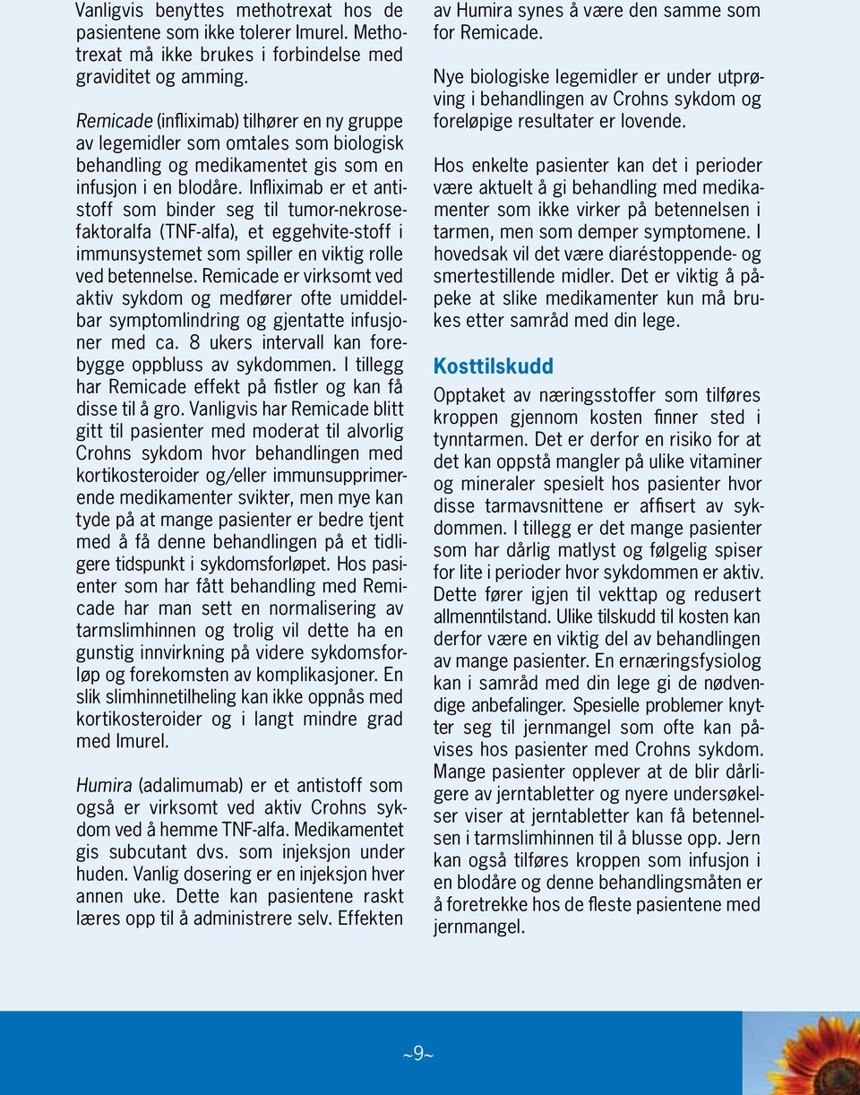 Infliximab er et antistoff som binder seg til tumor-nekrosefaktoralfa (TNF-alfa), et eggehvite-stoff i immunsystemet som spiller en viktig rolle ved betennelse.