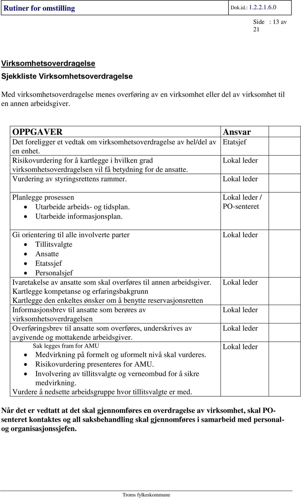 Vurdering av styringsrettens rammer. Planlegge prosessen Utarbeide arbeids- og tidsplan. Utarbeide informasjonsplan.