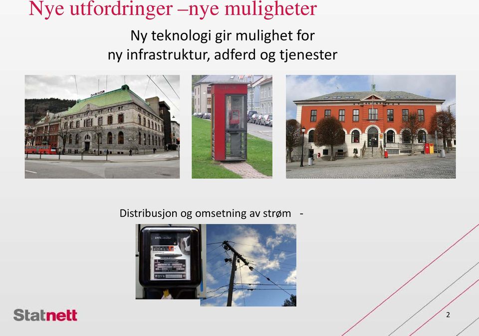 infrastruktur, adferd og tjenester