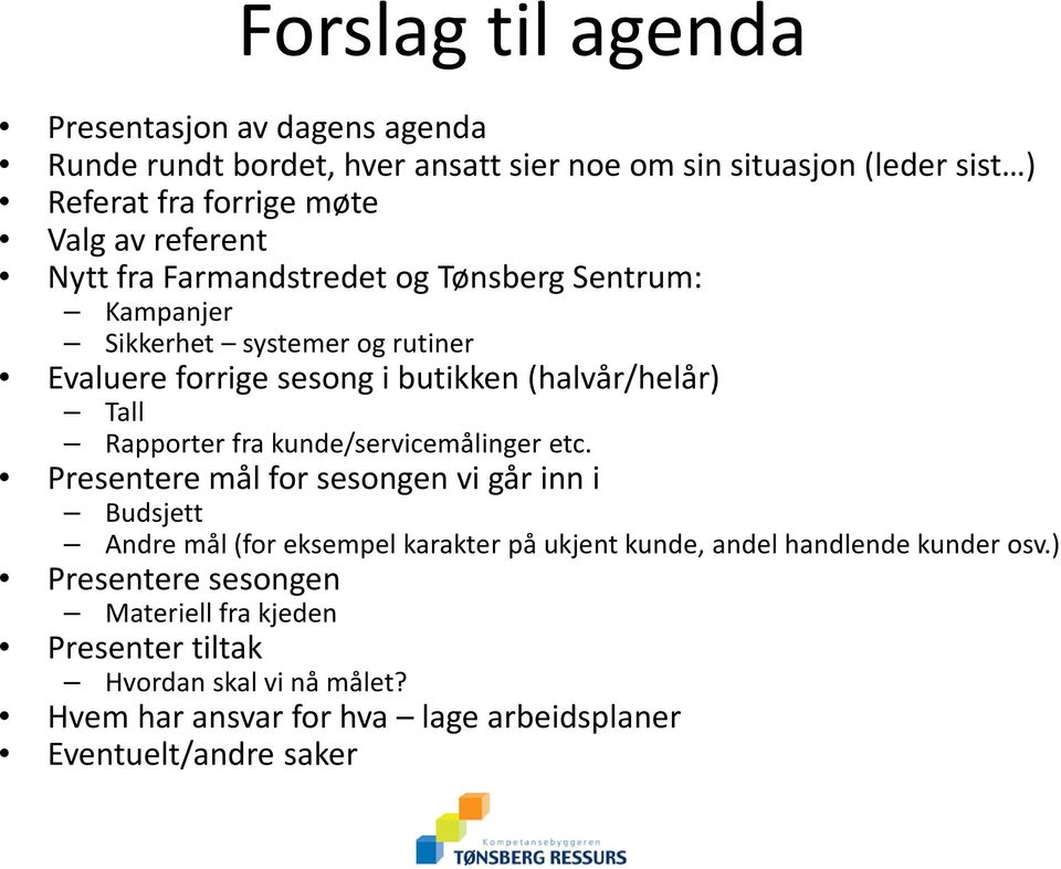 Rapporter fra kunde/servicemålinger etc.