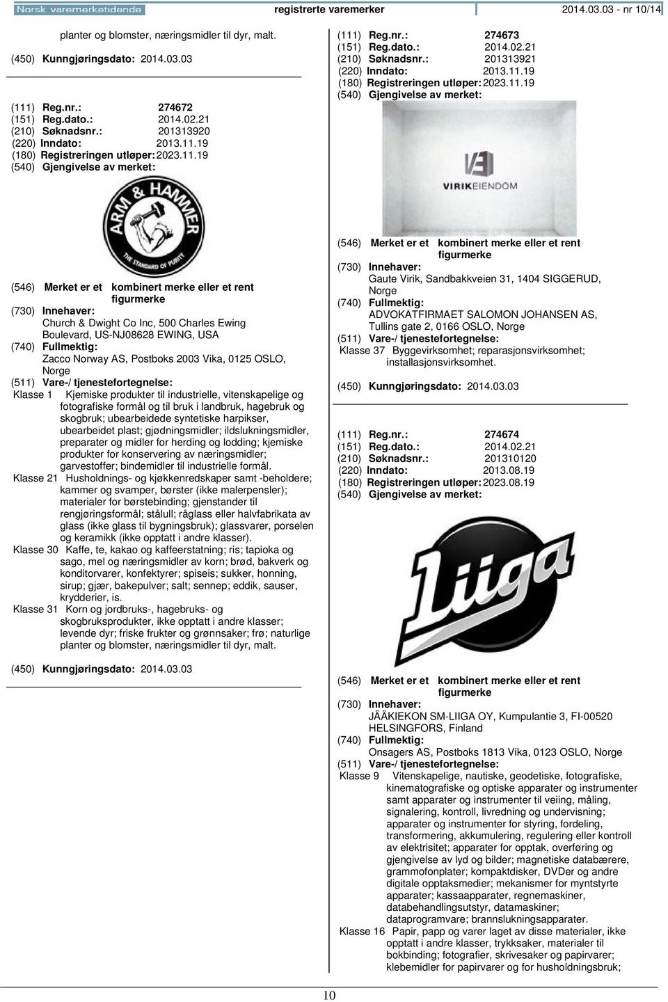 US-NJ08628 EWING, USA Zacco Norway AS, Postboks 2003 Vika, 0125 OSLO, Klasse 1 Kjemiske produkter til industrielle, vitenskapelige og fotografiske formål og til bruk i landbruk, hagebruk og skogbruk;