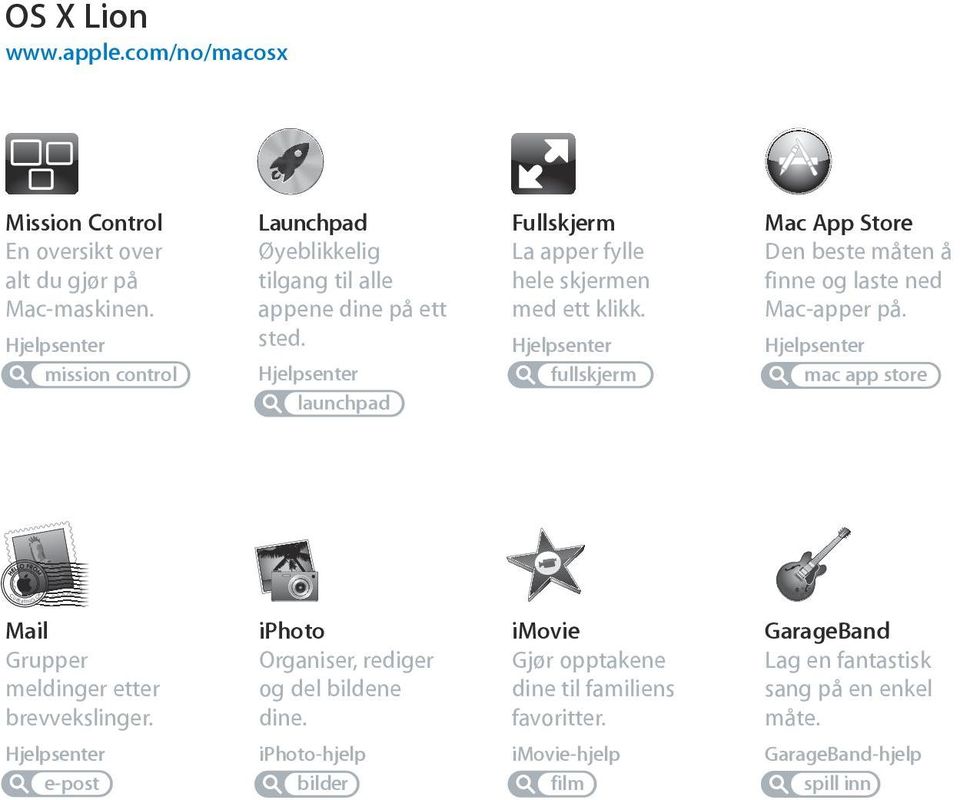 Hjelpsenter fullskjerm Mac App Store Den beste måten å finne og laste ned Mac-apper på. Hjelpsenter mac app store Mail Grupper meldinger etter brevvekslinger.