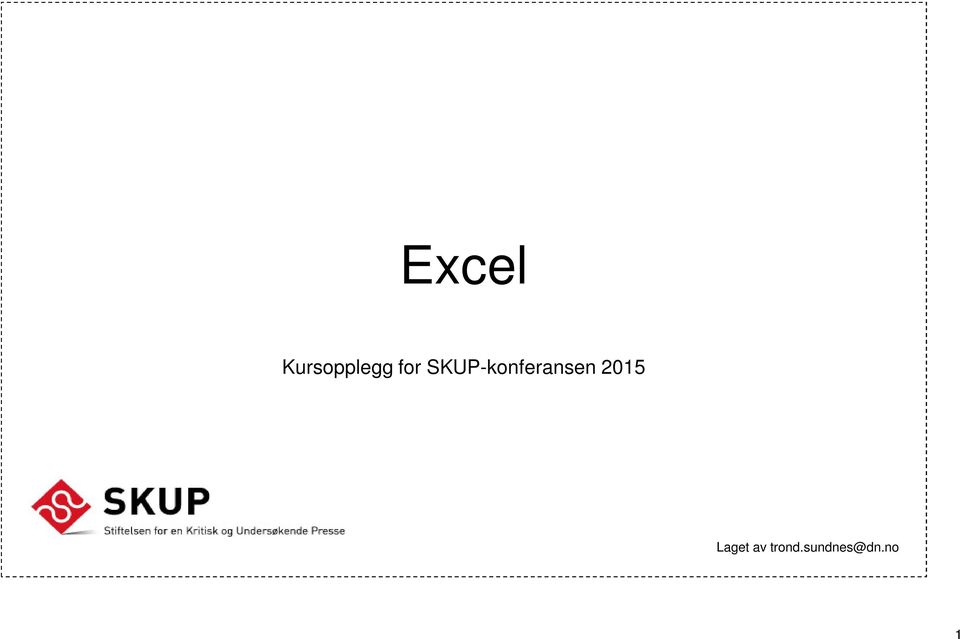 SKUP-konferansen