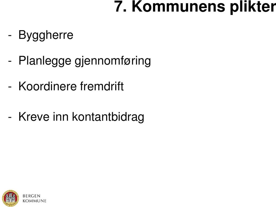 gjennomføring - Koordinere