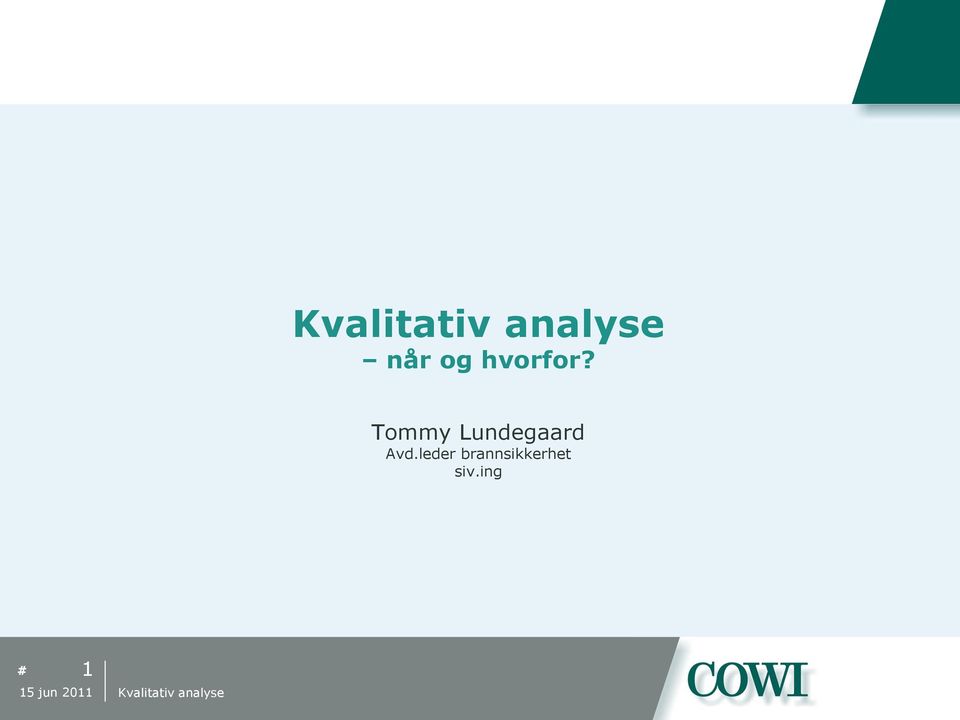 Tommy Lundegaard Avd.