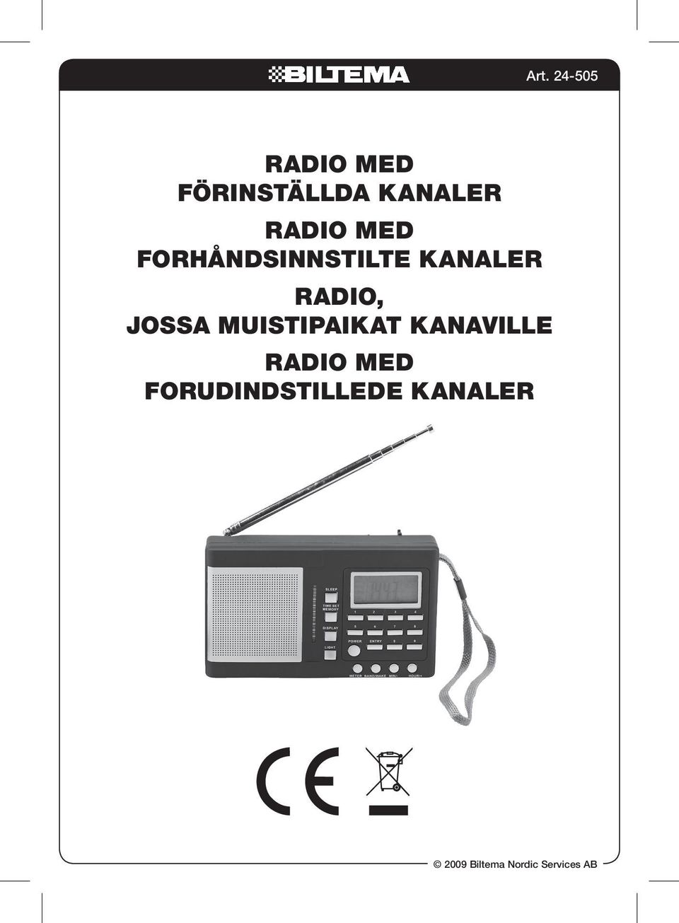 kanaler Radio, jossa muistipaikat