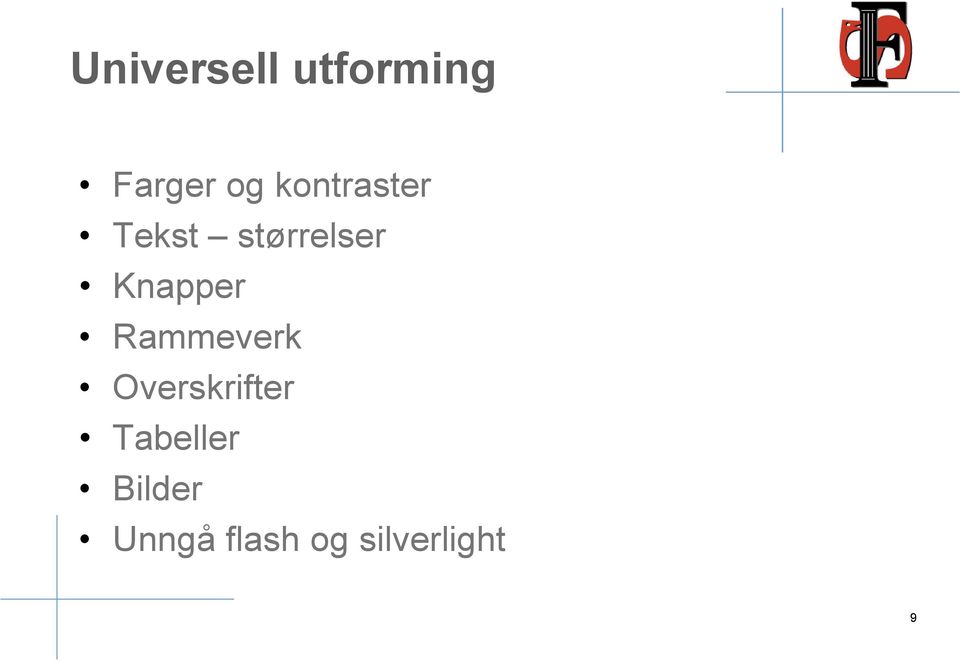 Knapper Rammeverk Overskrifter