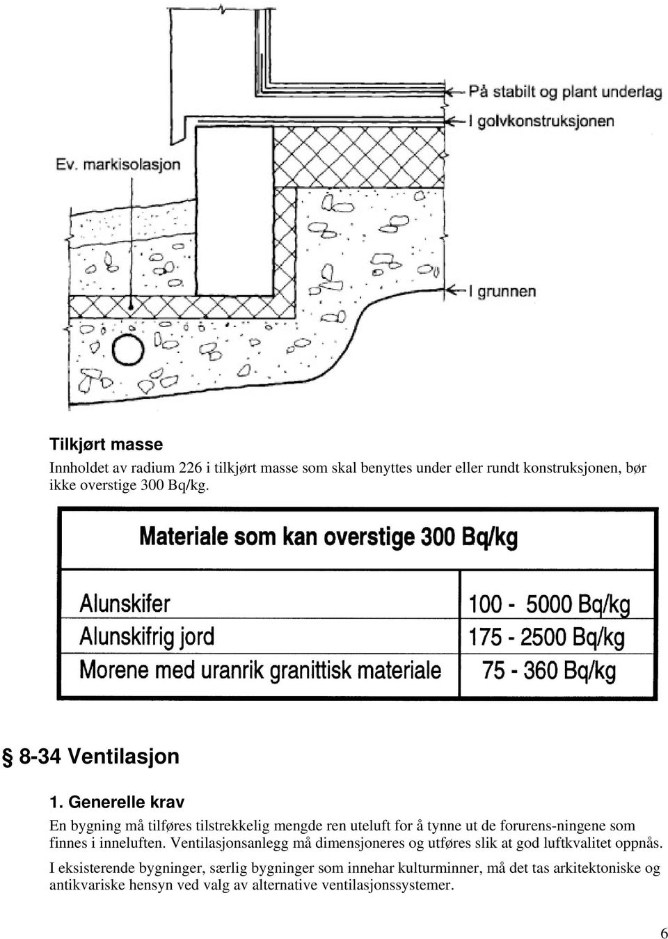 Generelle krav En bygning må tilføres tilstrekkelig mengde ren uteluft for å tynne ut de forurens-ningene som finnes i inneluften.