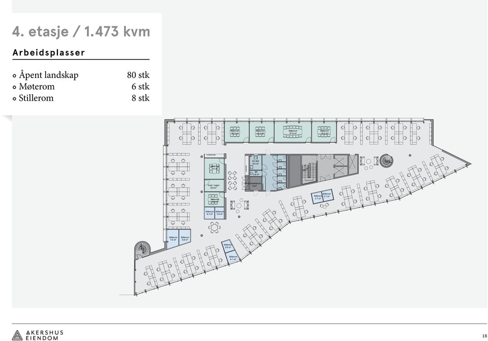 6 m² Tele/datarom 6 m² Garderobe 10.5 m² 3.7 m² 3.7 m² 4.3 m² 3.9 m² 7.6 m² 5.8 m² 3.