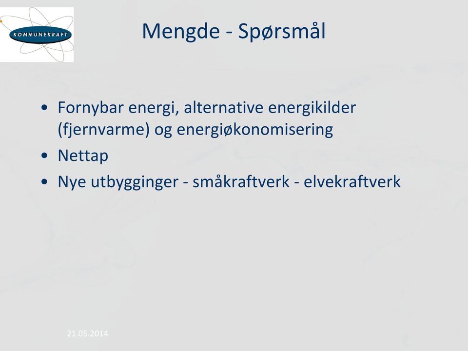 og energiøkonomisering Nettap Nye