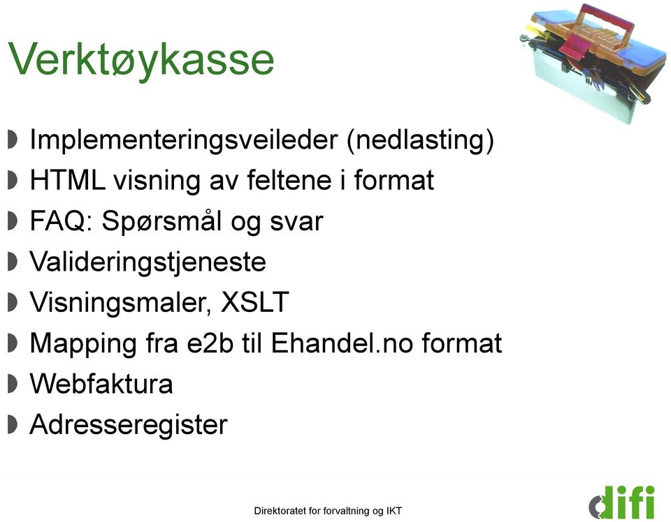 svar Valideringstjeneste Visningsmaler, XSLT Mapping