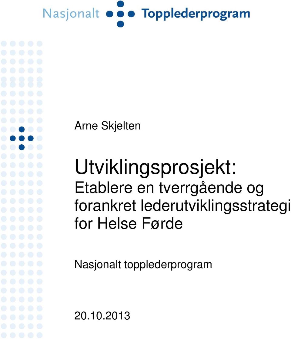 lederutviklingsstrategi for Helse