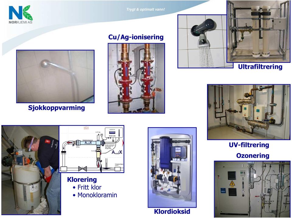 Sjokkoppvarming UV-filtrering