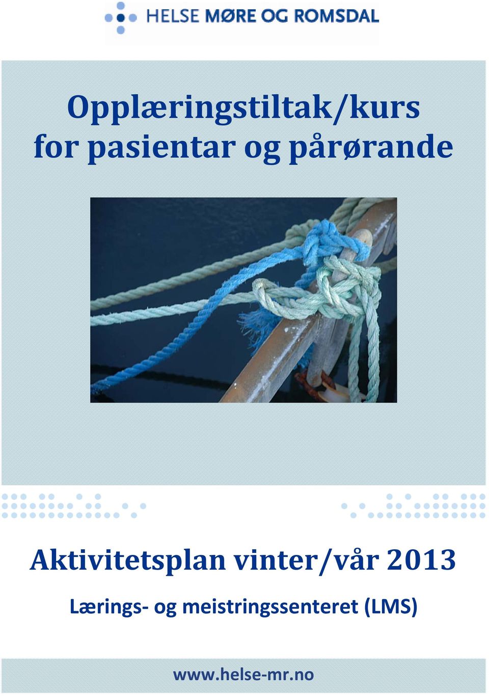 Aktivitetsplan vinter/vår 2013