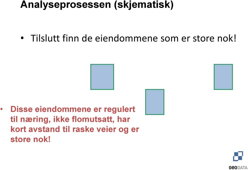 Disse eiendommene er regulert til næring, ikke