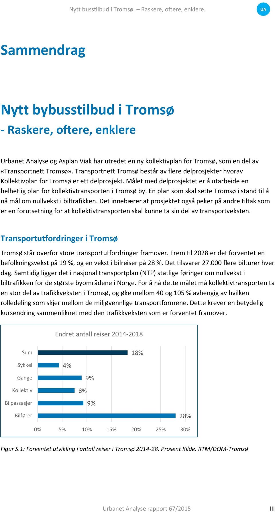 Transportnett Tromsø består av flere delprosjekter hvorav Kollektivplan for Tromsø er ett delprosjekt. Målet med delprosjektet er å utarbeide en helhetlig plan for kollektivtransporten i Tromsø by.