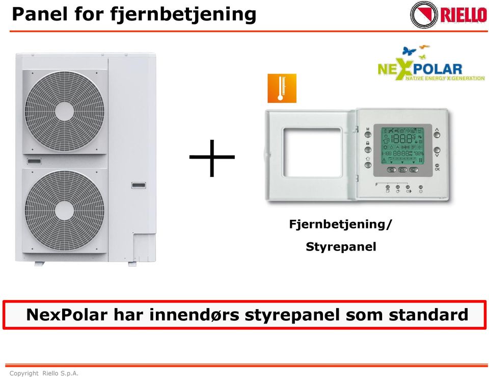 Styrepanel NexPolar har