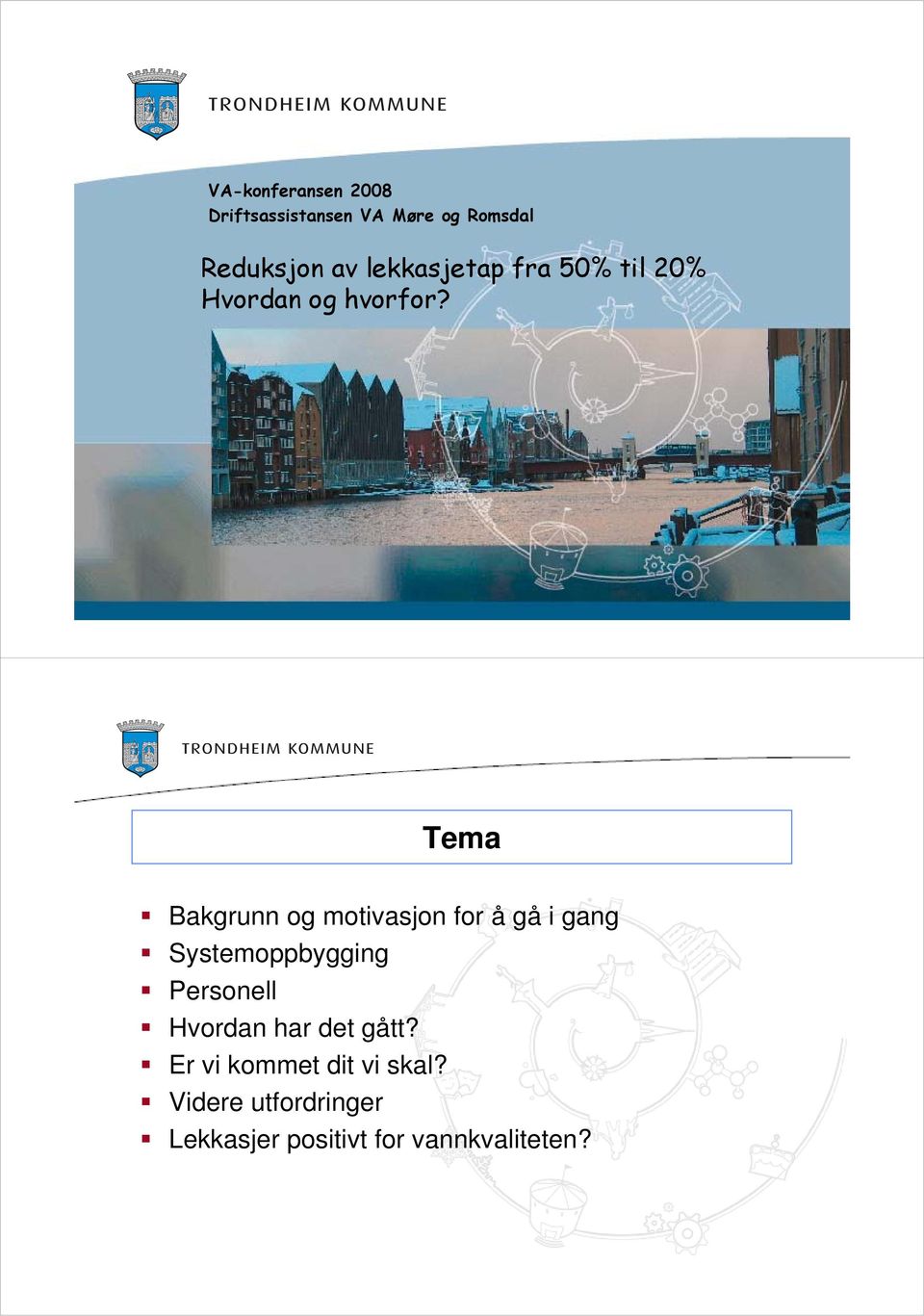 Tema Bakgrunn og motivasjon for å gå i gang Systemoppbygging Personell