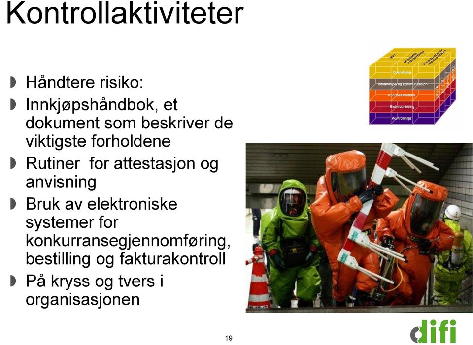 anvisning Bruk av elektroniske systemer for