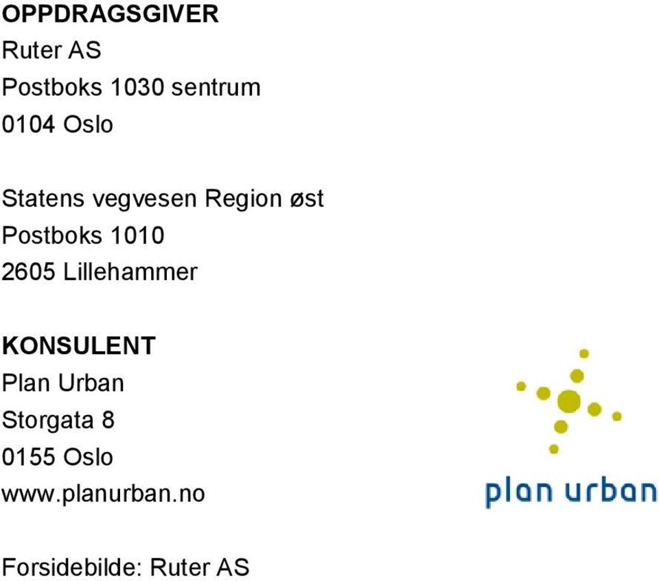 1010 2605 Lillehammer KONSULENT Plan Urban