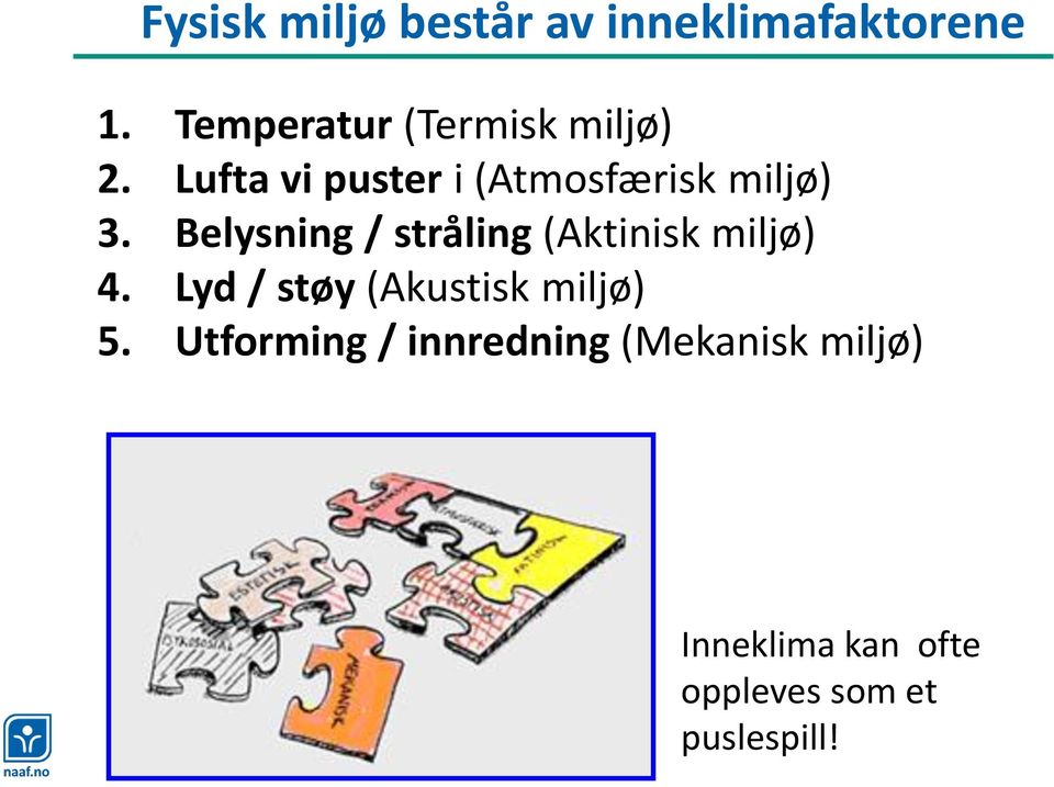 Lufta vi puster i (Atmosfærisk miljø) 3.