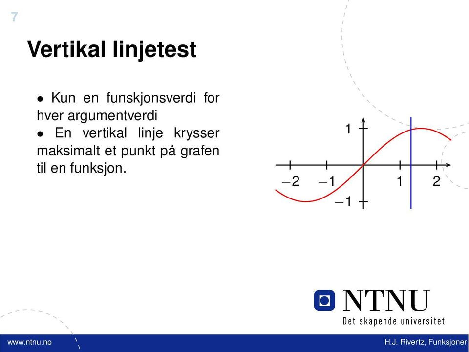 argumentverdi En vertikal linje