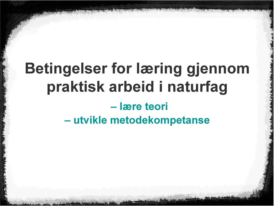 i naturfag lære teori