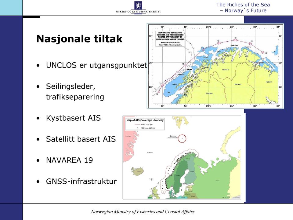 trafikseparering Kystbasert AIS