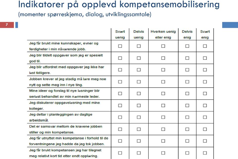 (momenter spørreskjema,