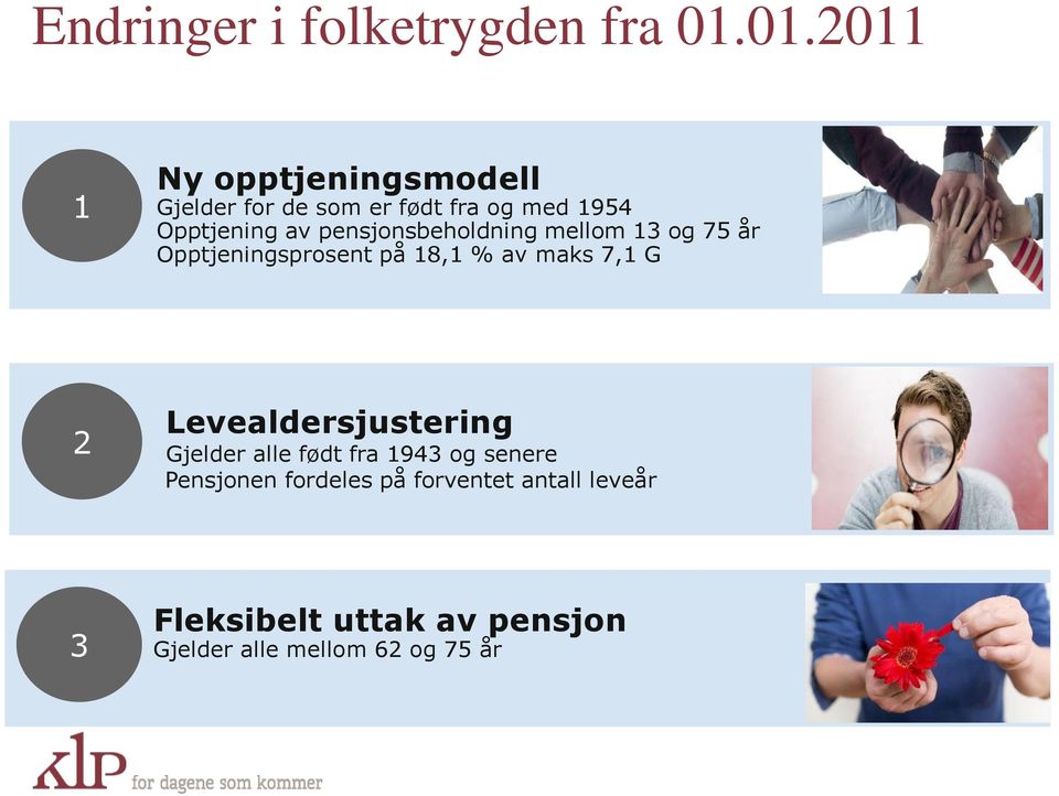 pensjonsbeholdning mellom 13 og 75 år Opptjeningsprosent på 18,1 % av maks 7,1 G 2