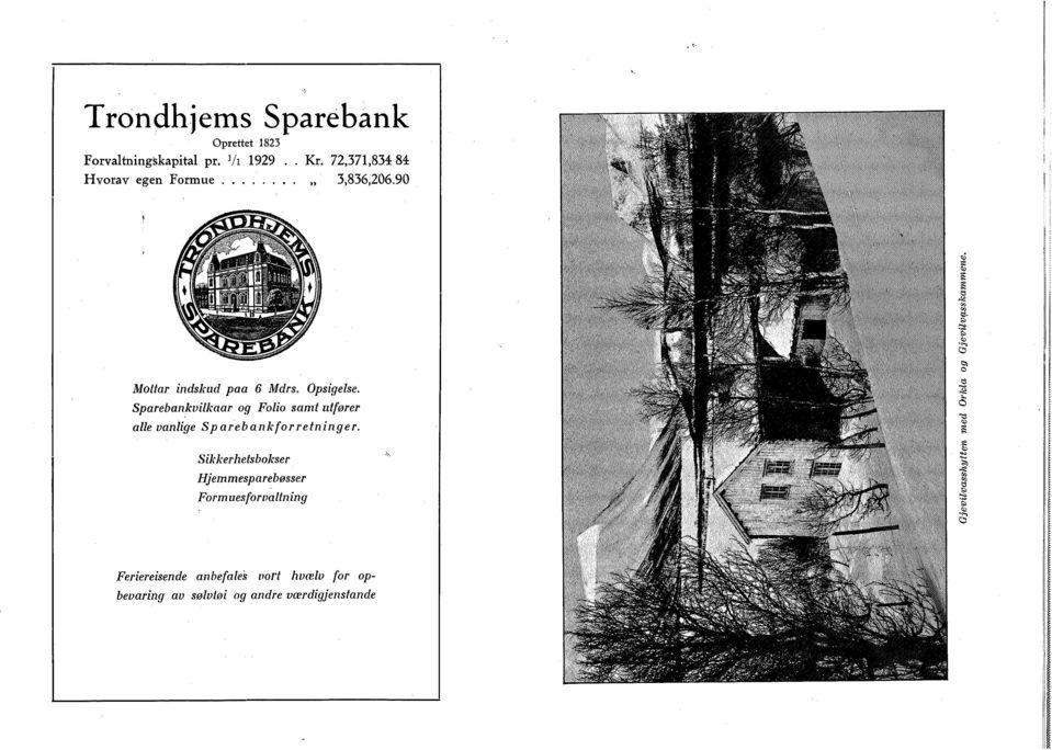 Sparebankvilkaar og Folio samt utfører alle vanlige Sparebank for retninger.