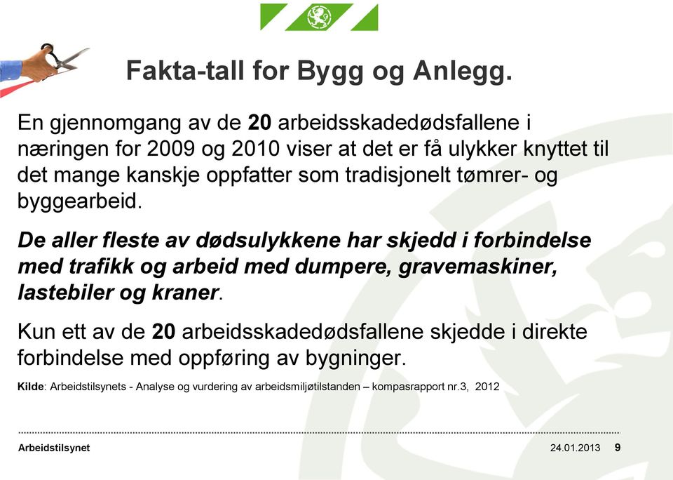 oppfatter som tradisjonelt tømrer- og byggearbeid.