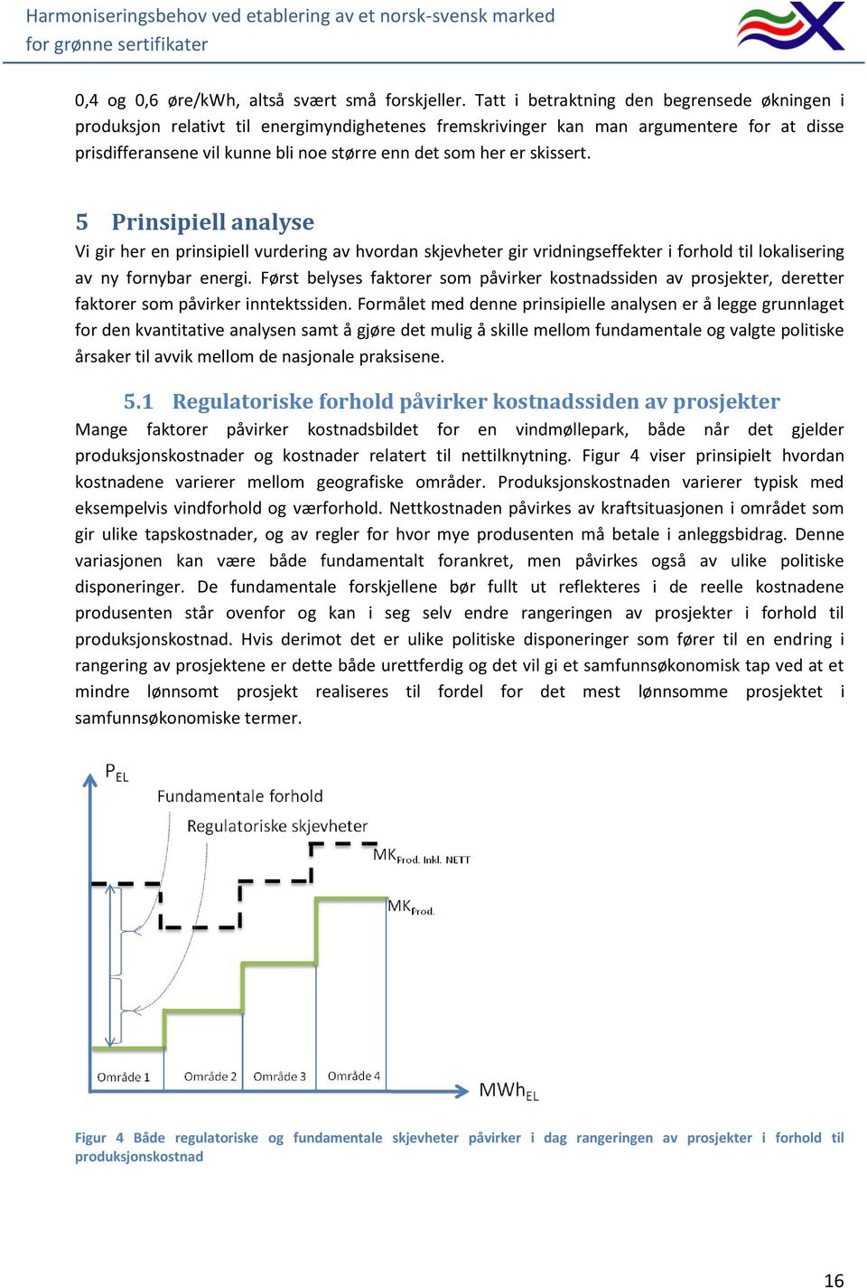 skissert. 5 Prinsipiell analyse Vi gir her en prinsipiell vurdering av hvordan skjevheter gir vridningseffekter i forhold til lokalisering av ny fornybar energi.