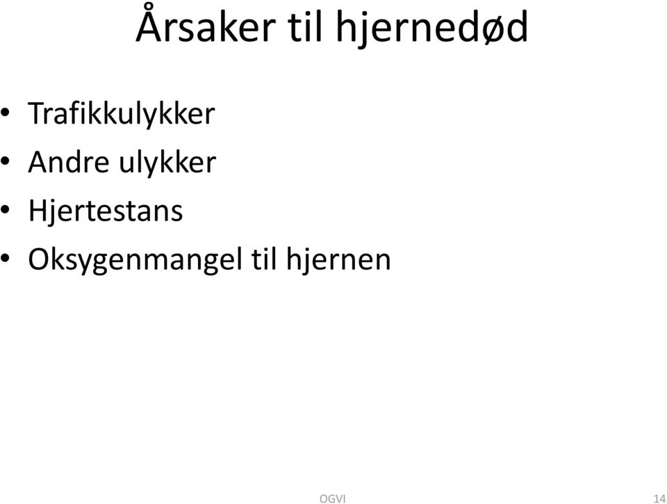 ulykker Hjertestans