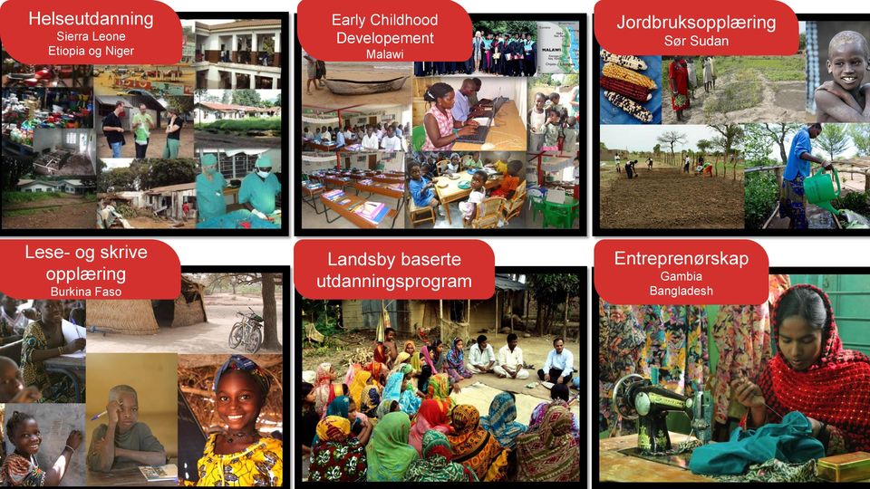 Sudan Lese- og skrive opplæring Burkina Faso Landsby