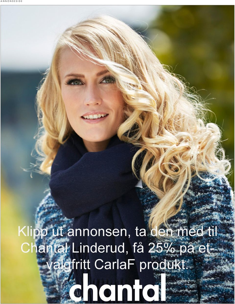 Chantal Linderud, få 25%
