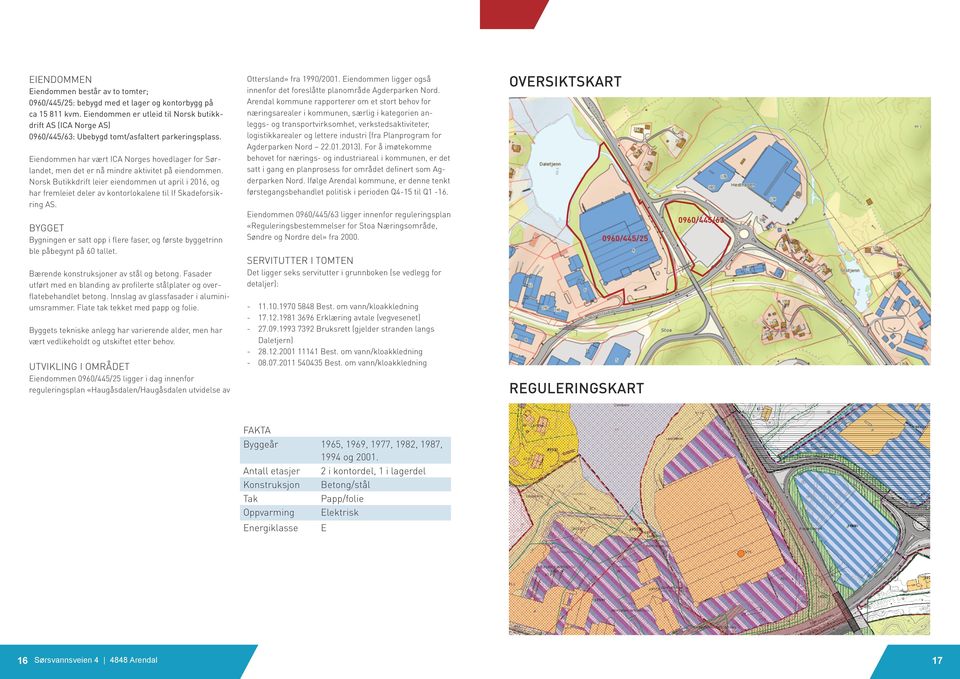 Eiendommen har vært ICA Norges hovedlager for Sørlandet, men det er nå mindre aktivitet på eiendommen.