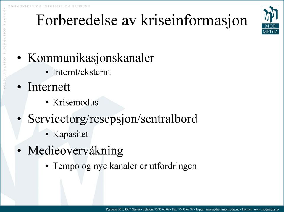 Internett Krisemodus