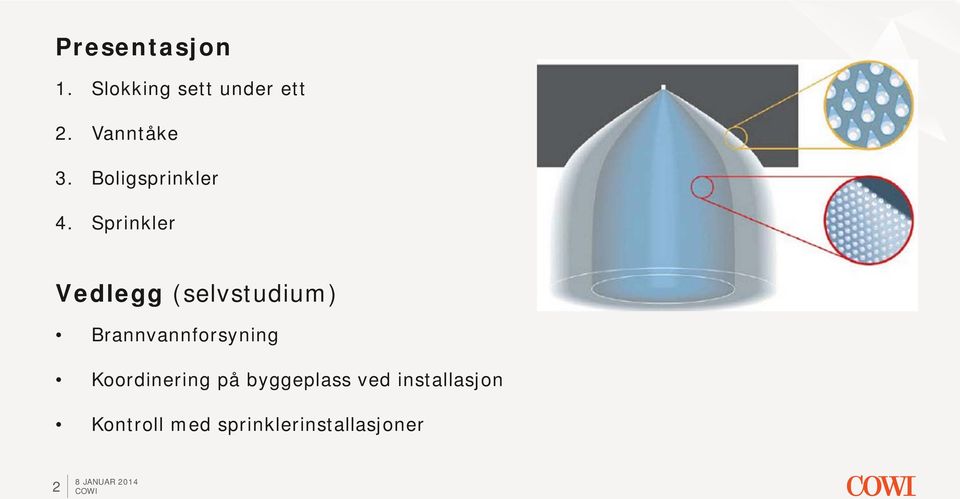 Sprinkler Vedlegg (selvstudium) Brannvannforsyning