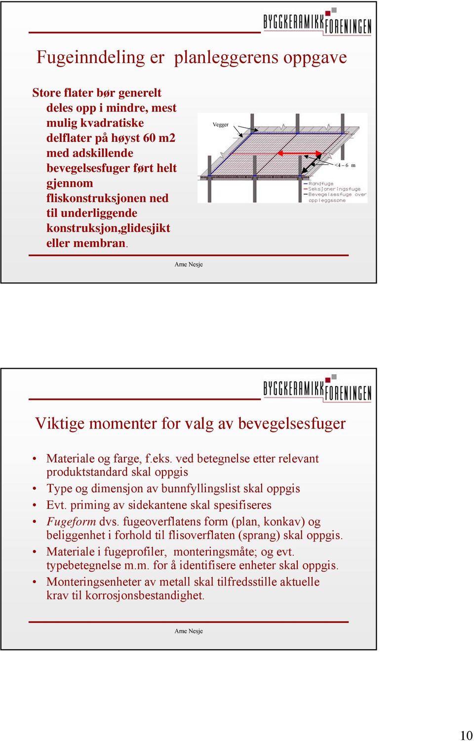 ved betegnelse etter relevant produktstandard skal oppgis Type og dimensjon av bunnfyllingslist skal oppgis Evt. priming av sidekantene skal spesifiseres Fugeform dvs.