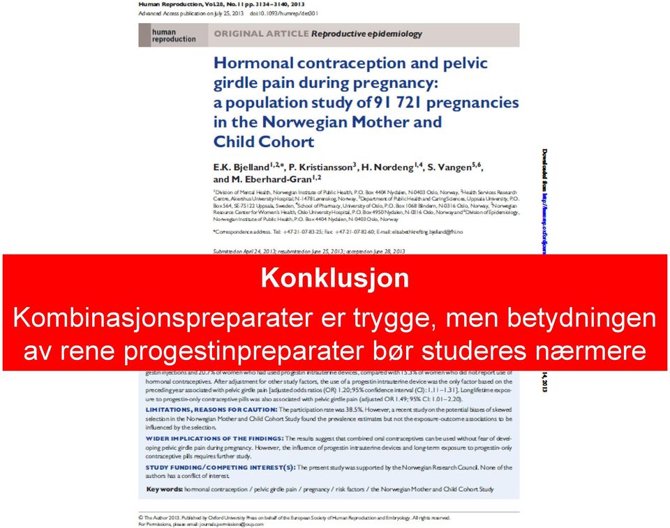 mini-piller med hormonell betydningen utvikling økte av prevensjon rene risikoen