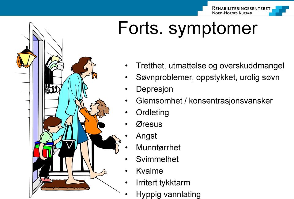 Søvnproblemer, oppstykket, urolig søvn Depresjon