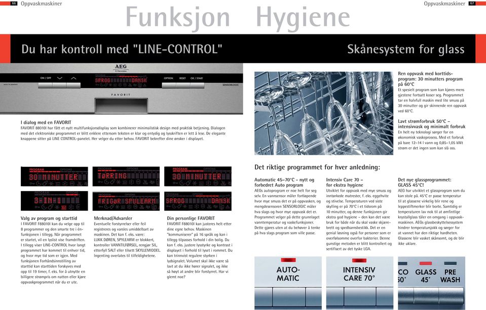 I dialog med en FVORIT FVORIT 88010I har fått et nytt multifunksjonsdisplay som kombinerer minimalistisk design med praktisk betjening.