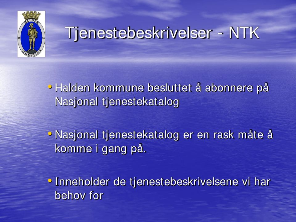 Nasjonal tjenestekatalog er en rask måte å komme i