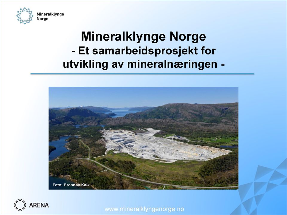 utvikling av mineralnæringen -